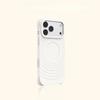 Stylish Original Liquid Silicone Water Ripple Case For IPhone 17 16 15 14 Pro Max For Magsafe Skin Fleece Shockproof Soft Cover