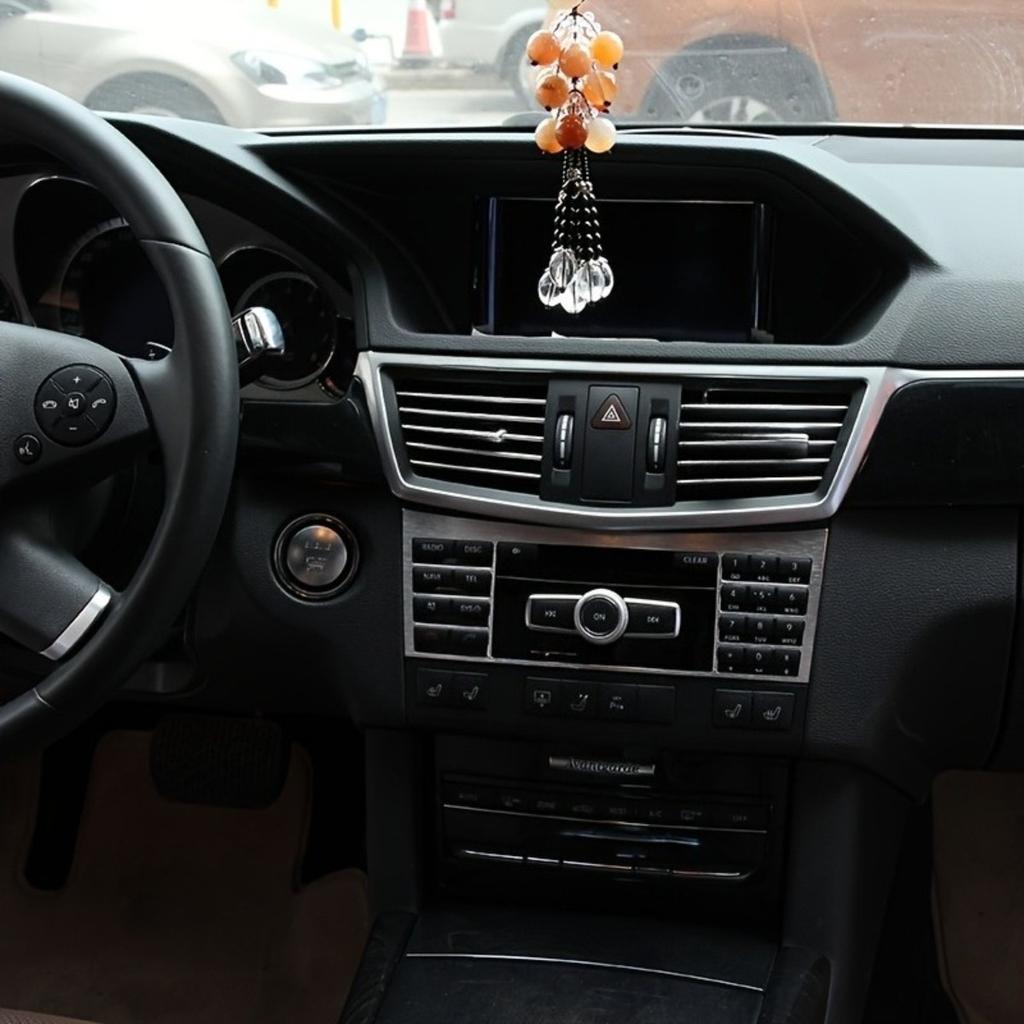 For Mercedes-Benz E-Class W213 2016-2023 E200L E260L E300L Center Control Panel Decorative Frame  Anti-Fade Polished Surface Self-Adhesive No Drilling