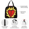 Clothes Over Bros Heart Logo Insulated Lunch Bag for Women Office Cooler Thermal Food Box Tote Leakproof Lunch Boxes Container