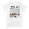 Lesbiennes Eten Wat T-shirt Grappig Lesbisch Shirt LGBTQ T-shirt Shirts