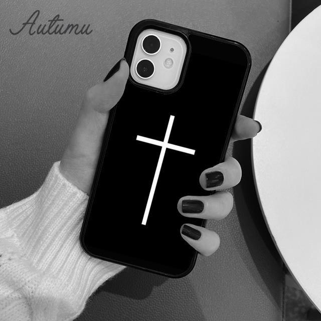 Bible Jesus Christ Christian Cross Phone Case for iPhone 11 12 13 14 Pro Max Mini XR XS SE 2020 6S 7 8 Plus Galaxy S21 S22 Cover