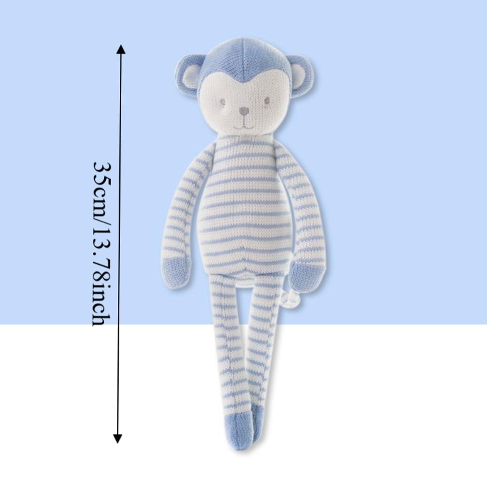 Handmade Crochet Crochet Monkey Doll Cartoon Design Soothing Monkey Doll  Baby
