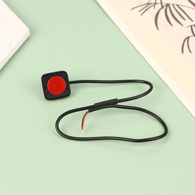 1PC Black Plastic Momentary Push Button On Off Switch 12V 24V Car Alarm Button DIY Flashlight Mini Surface Mount Button Switch