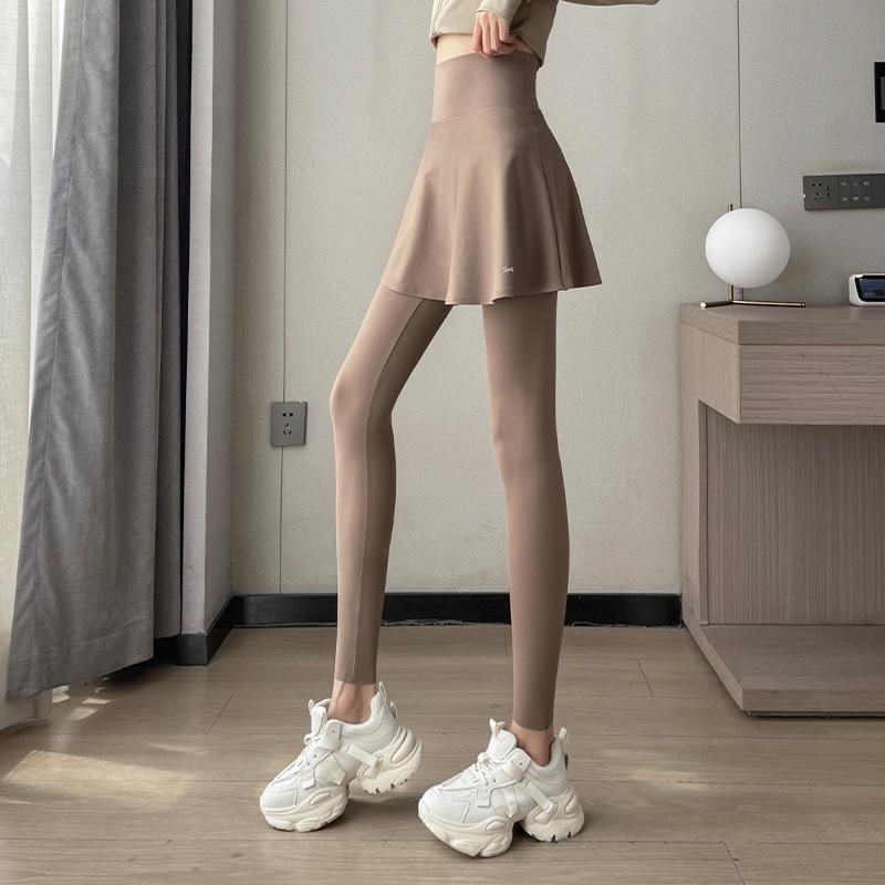 Women's Quick-Dry Yoga & Running Culottes: Spring/Autumn, Anti-Exposure, High-End Casual Sportswear