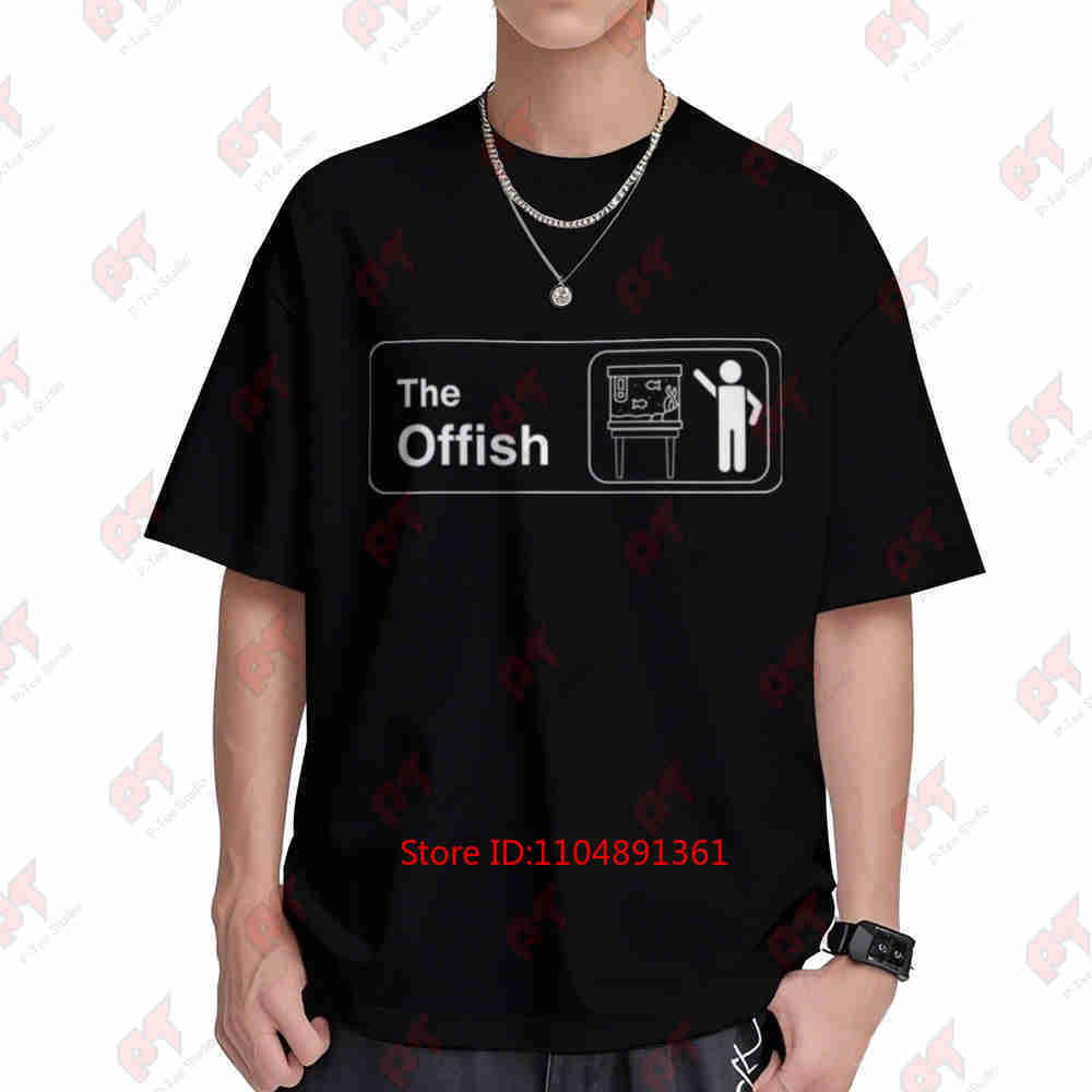 Aquarium The Offish Office Fish Hobbyist Lover Saltwater Short Sleeve Tee 100 Cotton Tshirt