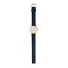 SIGNATUR LILLE Two-Hand Ocean Blue Leather Watch