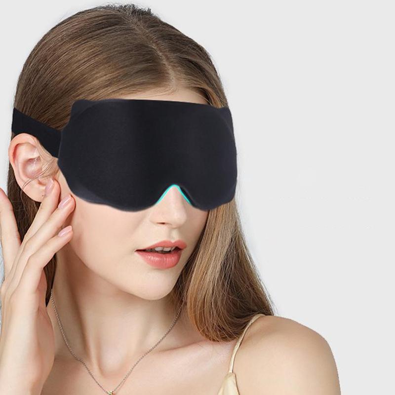 3D Schlafmaske Lichtblockierende Schlafmaske für die Augen Weiche Einschlafhilfe Augenmaske für Reisen Augenbinde für die Nacht Atmungsaktive Schlafmaske