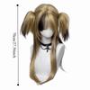 Synthetic Ombre Blonde Black Layered Wig Double Ponytail Cosplay Lolita Wigs  Halloween