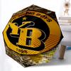 BSC Young Boys pattern, automatic folding umbrella, portable and foldable design, 8 ribs, a Christmas or birthday gift.