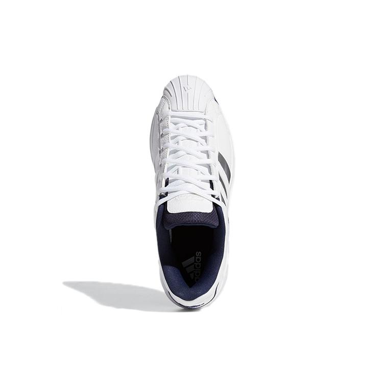 New Adidas Pro Model 2G Low 'White Silver Metallic Navy' H68051