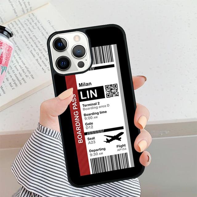

Чехол для телефона с посадочным талоном Милана Для iPhone 17 Air 15 16 13 14 Pro Max 11 12 14 Pro Max Plus 13 12 Чехол coque Fundas iPhone 13