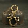 1Pcs Phoenix Buckle Brass Creative Eagle Buckle Keychain Waist Hanging Chain Pendant Personalized Retro Gift Chinese Style Brass