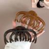 Sweet Simple Hair Claw For Women Girls Versatile Shark Clip Fashion Hair Accessories Vintage Temperament Hair Claw Gifts