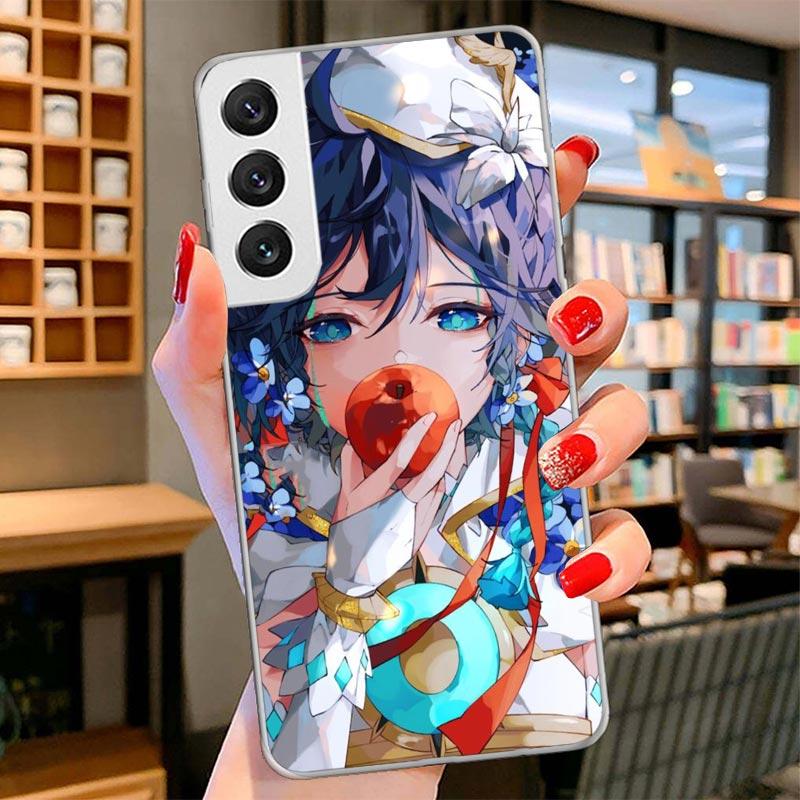 Genshin Impact Raiden Shogun Baal Cover Phone Case For Samsung Galaxy S26 S25 Edge S24 Ultra S23 S22 Plus S21 S20 FE Soft Fundas