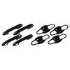 For Toyota RAV4 -2025 Bright Black Car Side Door Handle Bowl Cover Trim 12pc