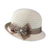 Knit Summer Sun Hat With Floral Pattern And Short Brim For Womens Fashion
