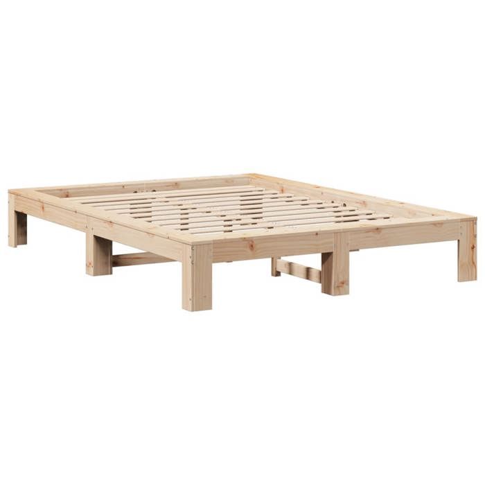 VidaXL Bed Frames Without Mattress 140x200 Cm Solid Pine Wood 3308738