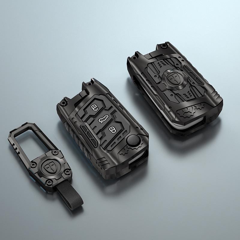 Car Key Case for Volkswagen Sagitar, Passat, and Lavida - Protective Shell and Buckle