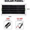 Kit de painel solar portátil de 300 W, 12 V, carregamento USB, controlador de placa de célula solar, células solares à prova d'água para telefone, RV, carro, MP3 PAD
