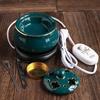 FY Elektrische Wierookbranders 110V/220V Plug-in Sandelhout OUD Wierookvat , Getimed Temperatuur Keramische Essentiële Olielamp