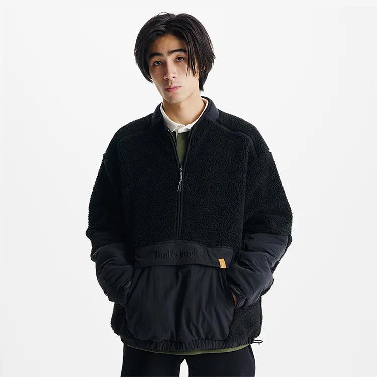 Timberland Velvet feel Coat Unisex Black (Unisex) Velvet Jackets A5URK 001