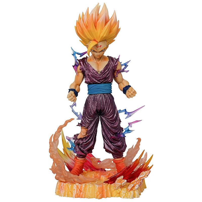 23.5cm Anime Dragon Ball Figure Super Saiyan Son Gohan Action Figures Pvc Desktop Ornamen Collection Model Toys Gifts Z 2 Round Sensory Compression