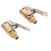 2PCS Tire   Chuck with Clip Adapter Brass Locking Tire Inflator Hose Adapter Anti Leakage Clip On Tire Chucks