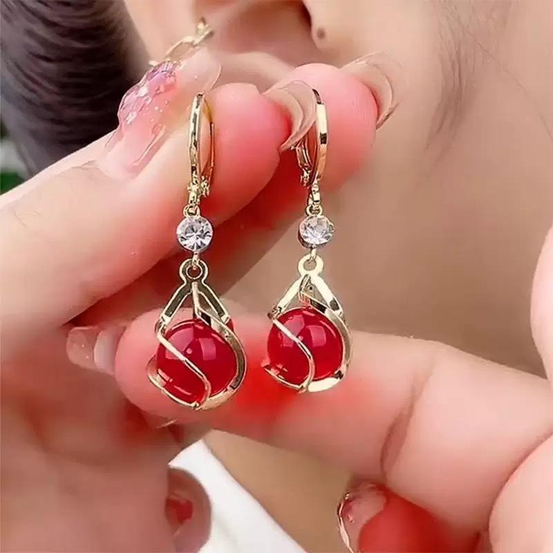 

Серьги «Heart s Desire» из кошачьего глаза: «Модный корейский стиль 2022 года для женщин с круглым лицом»
