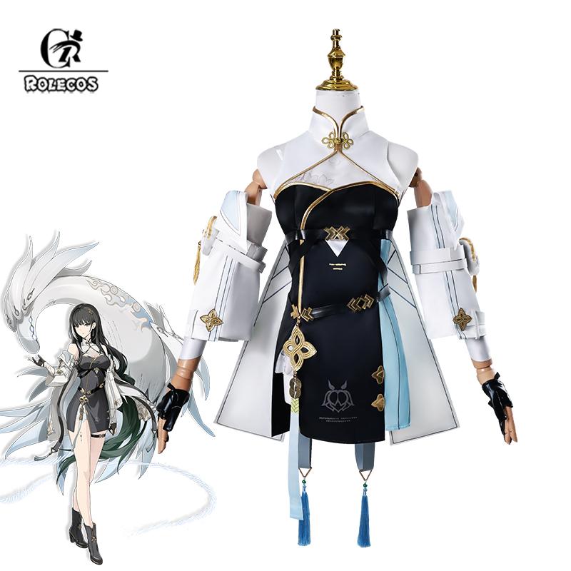 Game Wuthering Waves Healing You'tan Baizhi Cosplay Costume Huaxu Academy Researcher Baizhi Women Halloween Party Outfit