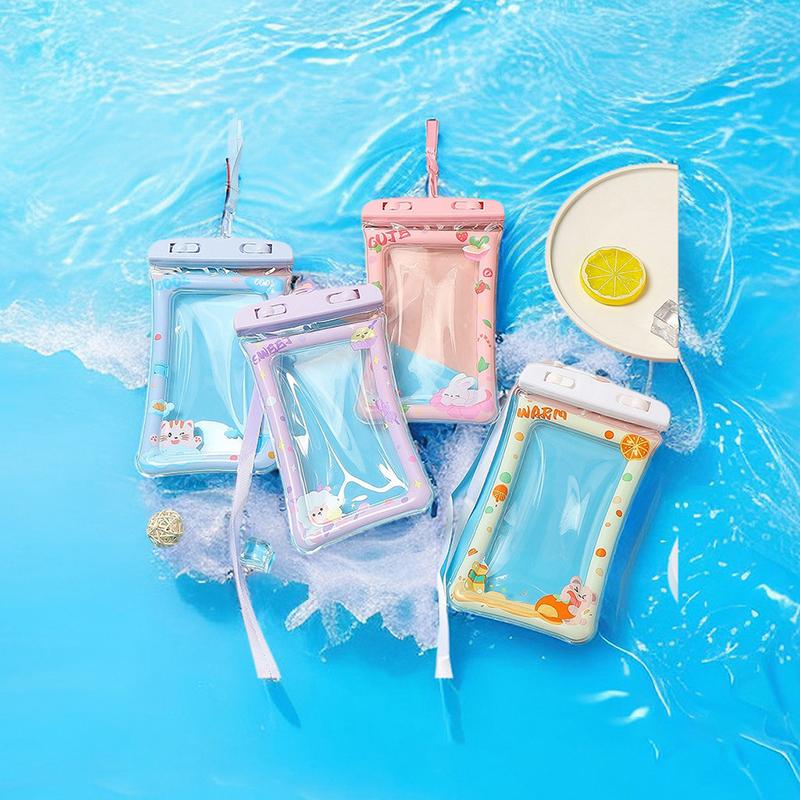 Waterproof Cartoon Phone Pouch Drift Diving Swimming Bag Underwater Dry Bag Case Cover For Phone Water Sports Beach Pool Skiing