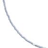 standingfish silver point necklace(soft violet)