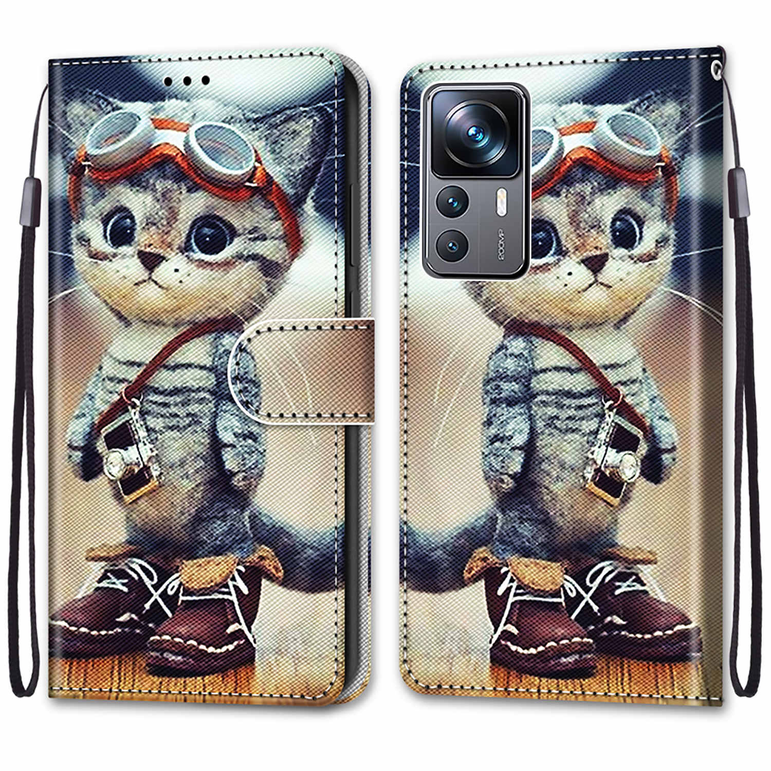 

Розкішний розписний шкіряний чохол Wallet Book Style Protective Cover для Redmi 13 13C/Redmi A3/Redmi K60 Ultra/Redmi 12C 11A 10C 40S 9A 9C 6A 7A 8A/Redmi6 Redmi 8