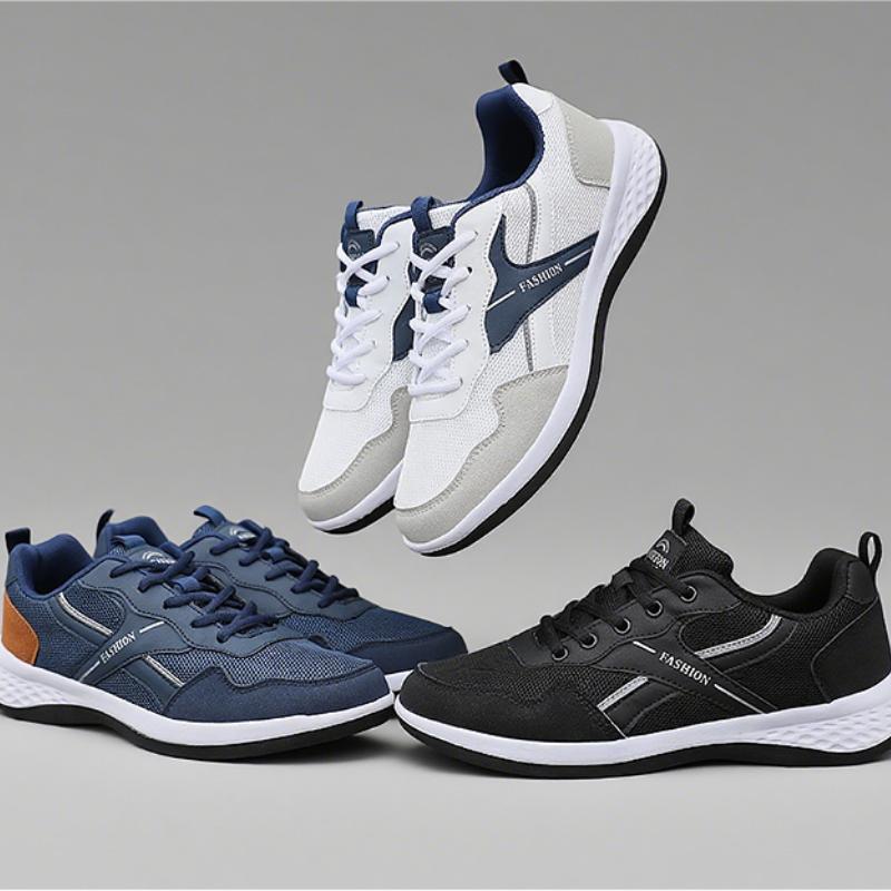 Shoes for Men Spring Autumn Lace Up Flat Sneakers Tennis Lightweight Comfortable Walking Shoes Cost-Effective Choice