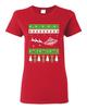 Ladies Alien UFO Spaceship Reindeer Ugly Christmas Xmas Funny DT T-Shirt Tee Unisex T-Shirt