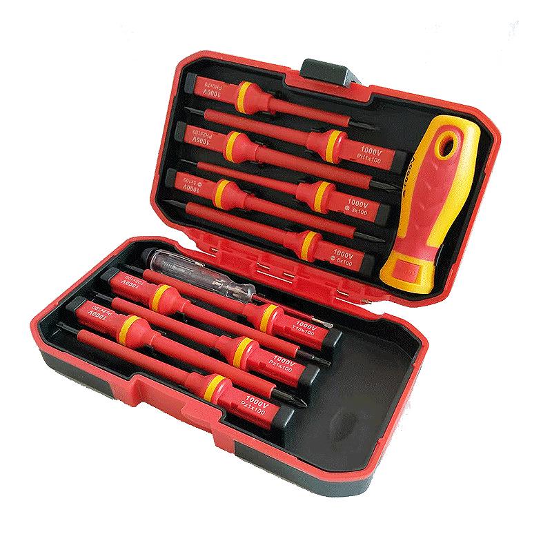 15-in-1 Isolierter Elektriker-Schraubendreher-Satz – Sichere Handwerkzeuge