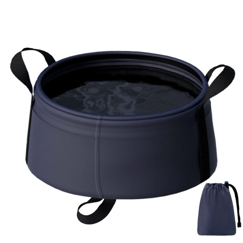 Waterproof Portable Wash Basin Collapsible Foldable Washbasin Basket Folding Water Basin Fishing