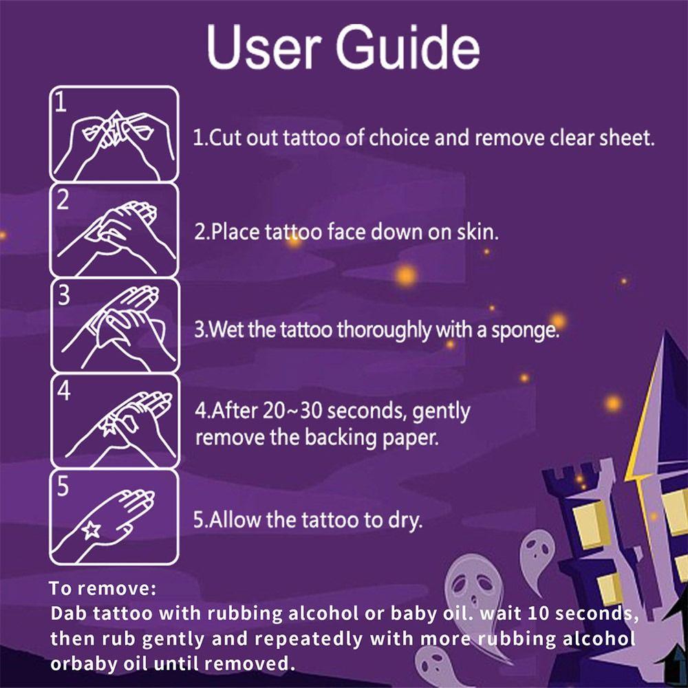 Body Makeup Temporary Tattoos Decals Multicolor Scary Wounds Scab Stickers Unisex