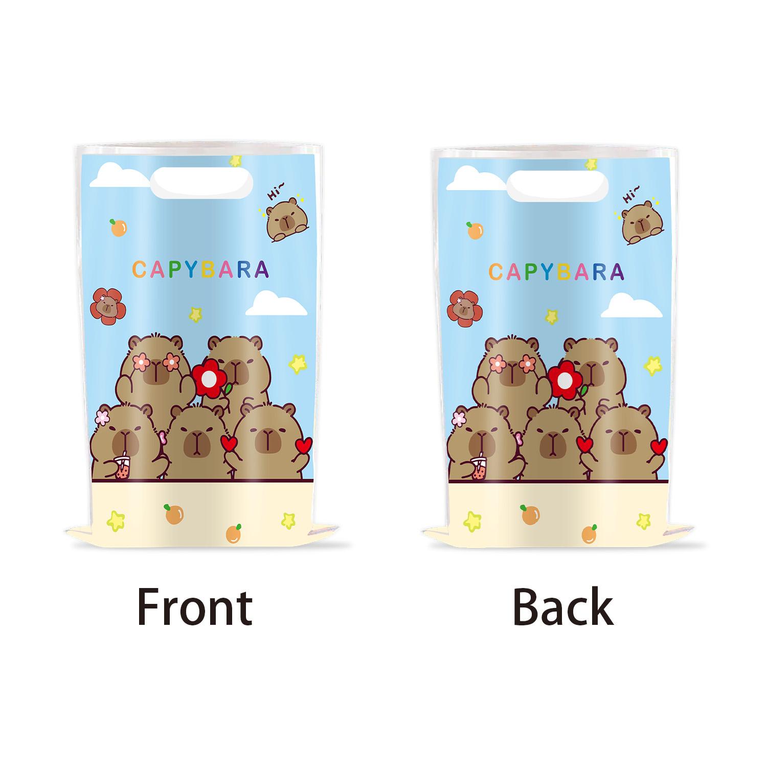

Capybara Disposable Tableware Set Birthday Party Capybara Tablecloth Cups Plates Napkin Banner Cake Topper Kids Party Supplies