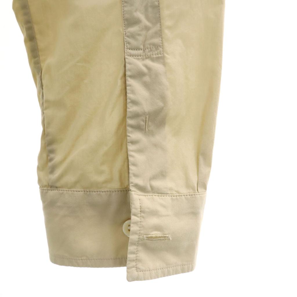 Maison Margiela 16SS Made In Romania Long Sleeve Cotton Shirt 48 Beige Men's Used