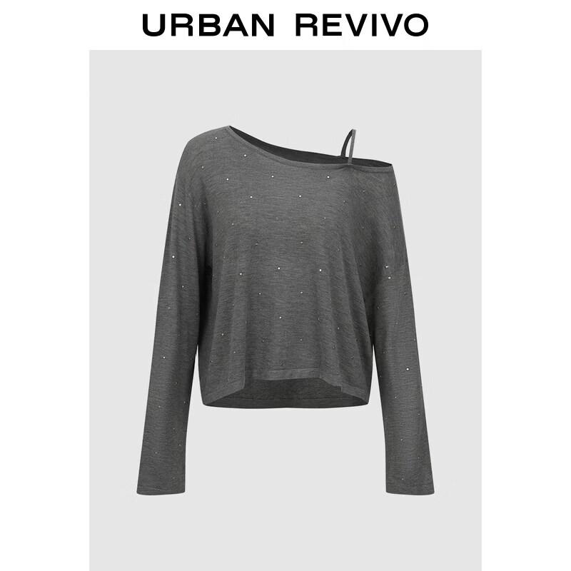 UR Women s Asymmetric Off-Shoulder Knit Top S
