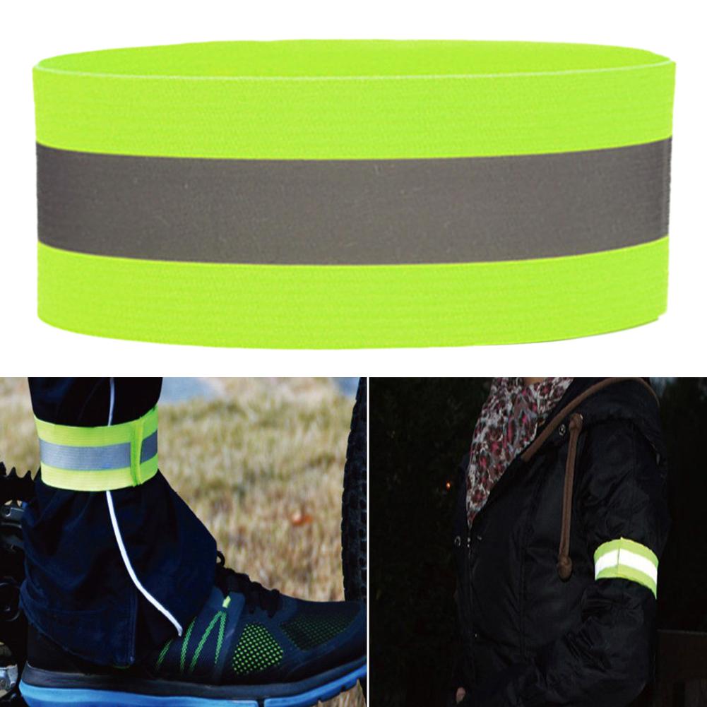 Reflective Tape Straps High Visibility Reflective Bracelet Strap Safety Reflective Straps for Night Walking Cycling Running