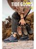Men's Non-Slip Hiking Shoes: Wear-Resistant, Travel-Ready, Autumn/Winter, Height-Boosting, Ideal for Middle-Aged Travelers.
