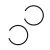 2Pcs Front Axle Carrier Snap Ring C Clip Compatible With-Dodge-Ram 1500 2012-2017 Replacement For OEM 68146592AA