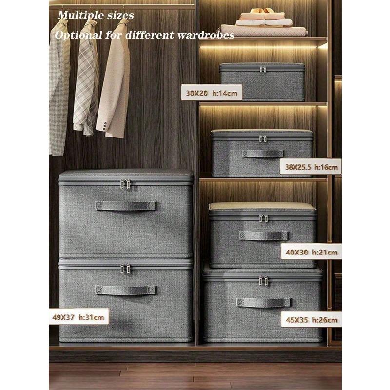 Large Capacity Foldable Storage Box Cover, Home Wardrobe Folding Storage Box, Clothing And Bedding Storage Box