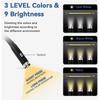 Neck Reading Light-Rechargeable Reading Lamp3 Adjustable Brightness Levels-360Foldable-USB LED Reading Light for Travel