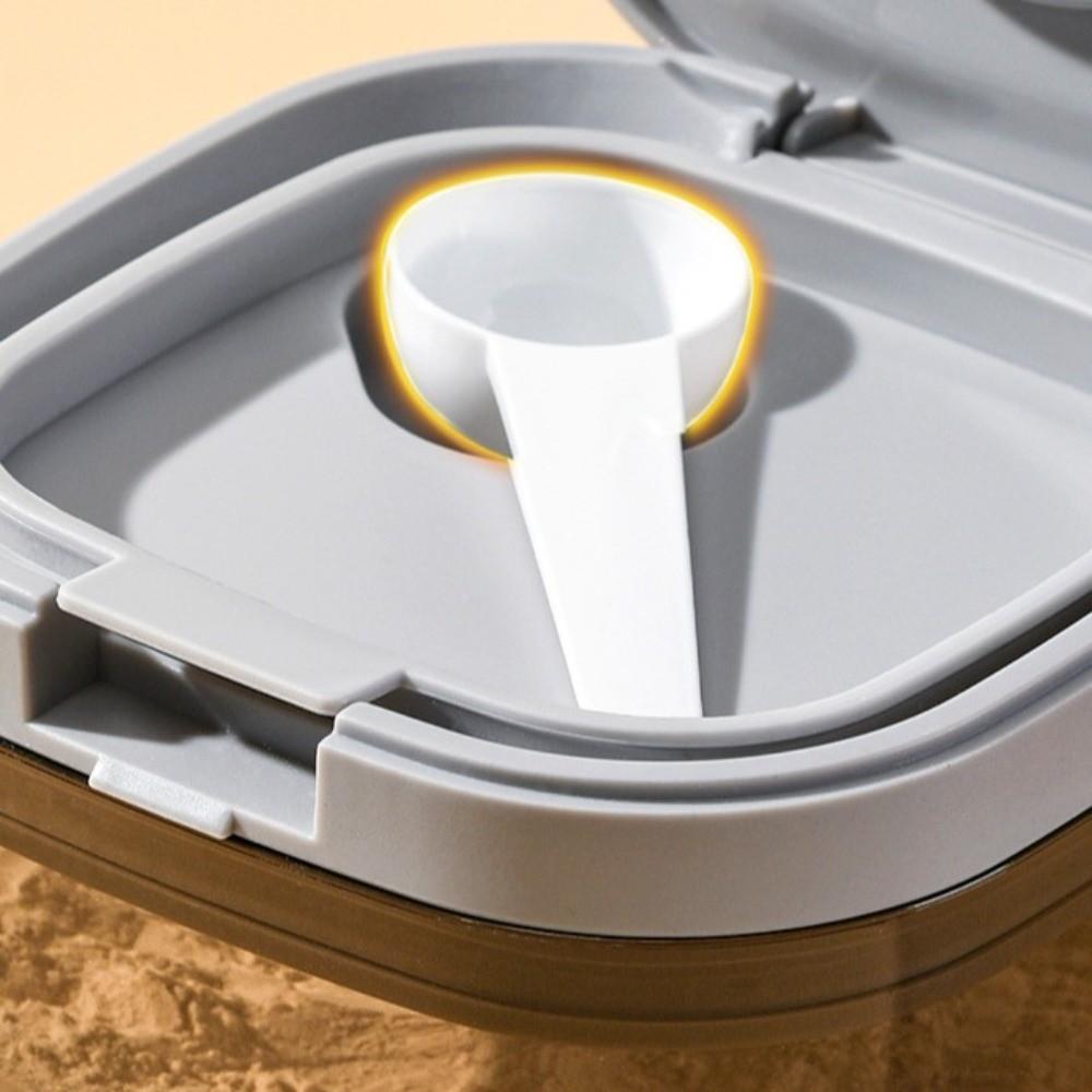 Coffee Bean Can Milk Powder Jar Box with Scraper Spoon Airtight Container Food Sealed Box  for Kids