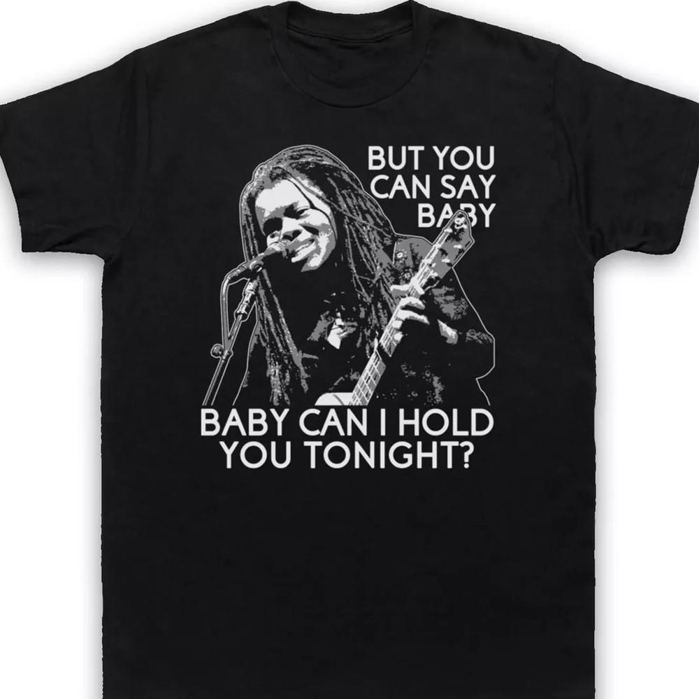 Трейси Чепмен baby can I hold you tonight черная футболка S до 45XL XZ822 Унисекс футболка M