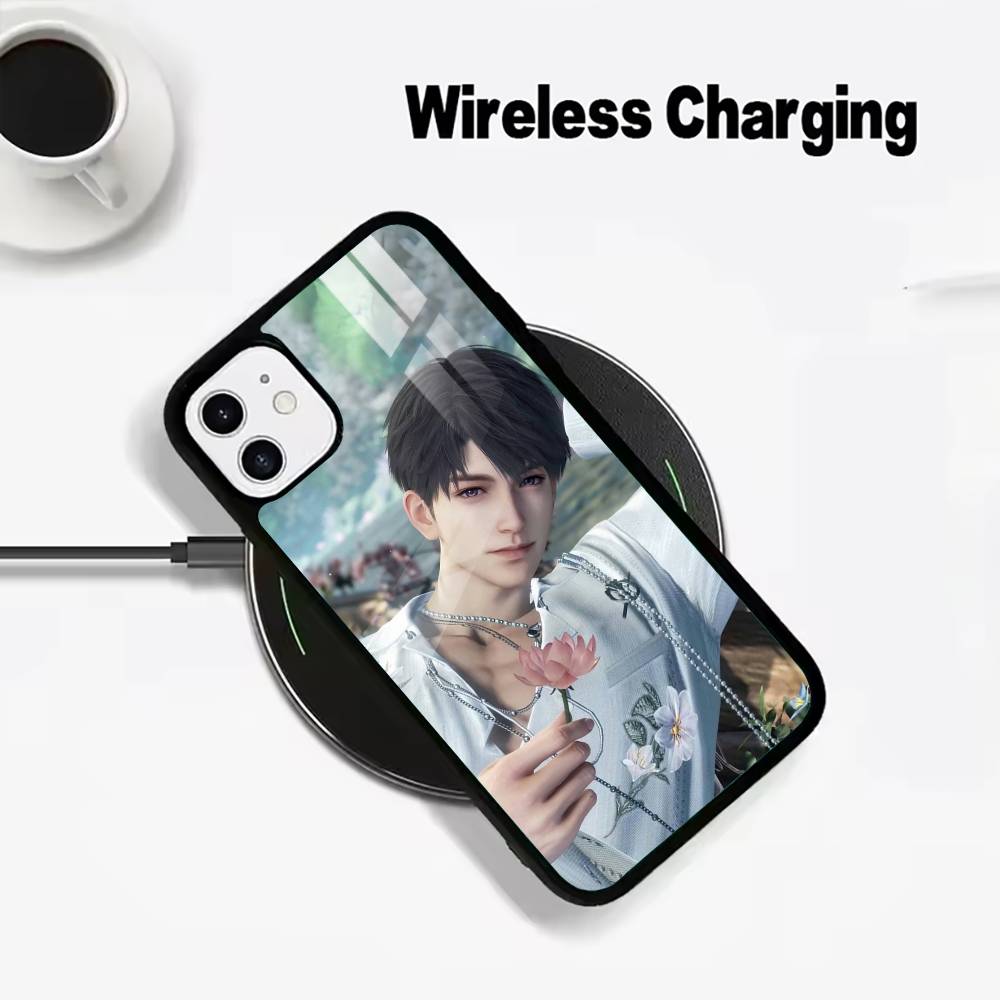 C-C-aleb-love-deep- s--space Wireless charging phone case compatible with iPhone 17/16/15/14/13/12/11