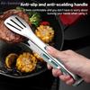 {Summer2} 9/12/14" Non Slip Stainless Steel Food Tongs Meat Salad Bread Clip Barbecue Grill Buffet Clamp Kitchen Cooking Tools