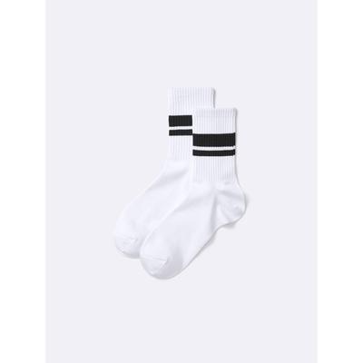 GU by Uniqlo Meias Cano Alto Secas Estilo Linha